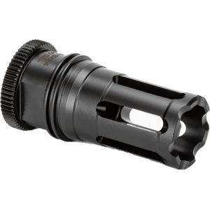 Griffin Armament DUAL-LOK Closed Tine Flash Hider 7.62mm 5/8"-24 Thread Steel Black - Griffin Armament