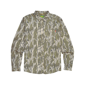 MARSH WEAR Men's Lobeco Long Sleeve Shirt Mossy Oak Original Bottomland 2XL