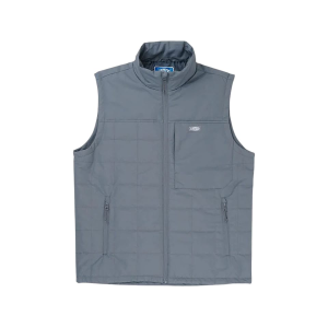 AFTCO Men's Crosswind Puff Vest Charcoal Large