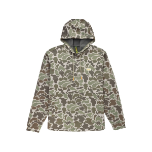 MARSH WEAR Men's Nor'Easter Hoodie Dark Green Mallard Camo Large