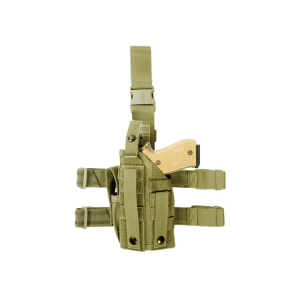 BLACKHAWK! Omega VI Ultra Universal Drop-Leg Drop Leg Holster Ambidextrous Large Automatic 4" to 5" with or without Light Nylon Olive Drab - Blackhawk!