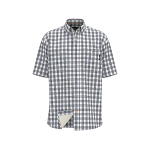 ORVIS Men's River Guide Plaid Long Sleeve Shirt True Navy XL