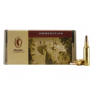 NOSLER Custom 300 Remington Short Action Ultra Magnum Ammo 180 Grain NOSLER Accubond Bonded Polymer Tip Box Of 20