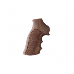 Hogue Fancy Hardwood Grips with Finger Grooves Ruger GP100, Super Redhawk Checkered Pau Ferro - Hogue