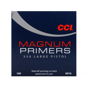 CCI Large Pistol Magnum Primers #350 Box of 1000 (10 Trays of 100) - Cci