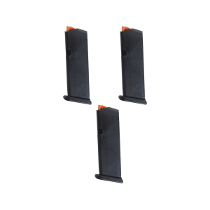 Glock Factory Magazine Gen 5 Glock 17, 34, 45 9mm Luger 17-Round Polymer Black 3PK