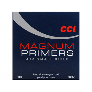 CCI Small Rifle Magnum Primers #450 Box of 1000 (10 Trays of 100) - Cci