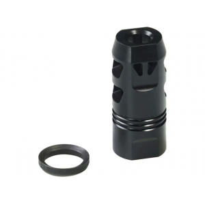 CMMG ZEROED SV 2.0 Muzzle Brake 9mm 1/2"-28 Thread Steel Nitride - Cmmg