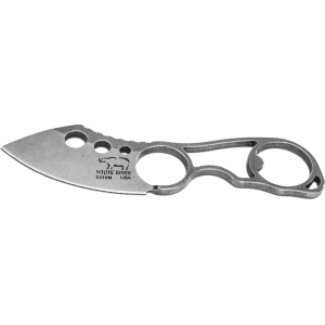 White River Knives Knucklehead II Fixed Blade Knife 2.87" Sheepsfoot CPM S35VN Stonewashed Blade CPM S35VN Handle Stainless - White River Knives