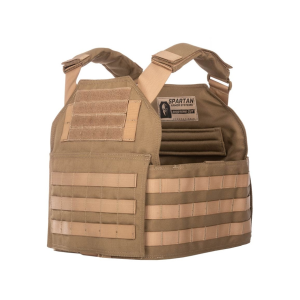 Spartan Armor Shooter's Cut Plate Carrier Tan - Spartan Armor