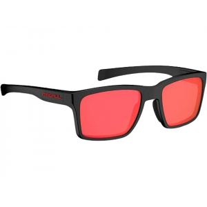 Magpul Men's Rider Polarized Sunglasses Black Frame Gray/Red Mirror Lens - Magpul