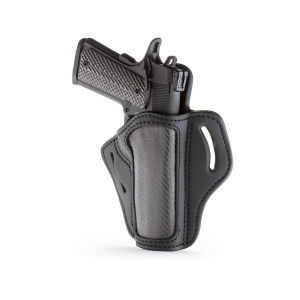 1791 GUNLEATHER Carbon Fiber OWB Holster Right Hand 1911 Government Leather Carbon Fiber
