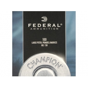 Federal Large Pistol Primers #150 Box of 1000 (10 Trays of 100) - Federal Premium