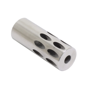 Volquartsen Forward Blow Compensator Ruger 10/22 22 LR .920 Diameter 1/2-28" Thread Stainless Steel - Volquartsen