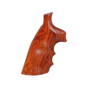 Hogue Fancy Hardwood Grips with Finger Grooves for S&W N-Frame Square Butt Cocobolo - Hogue