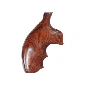 Hogue Fancy Hardwood Grips with Finger Grooves S&W J-Frame Round Butt Cocobolo - Hogue