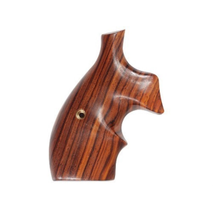 Hogue Bantam Grips for with Top Finger Groove S&W K, L-Frame Round Butt Cocobolo - Hogue