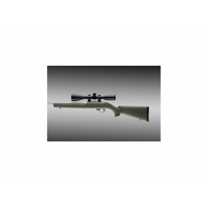 Hogue Rubber OverMolded Rifle Stock Ruger 10/22 Standard Barrel Channel Synthetic Olive Drab - Hogue