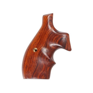 Hogue Bantam Grips for with Top Finger Groove S&W N-Frame Round Butt Cocobolo - Hogue