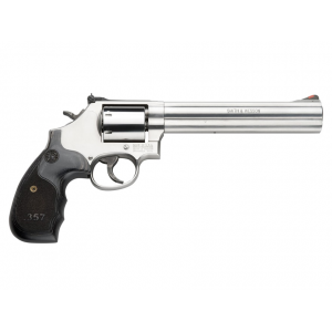 SMITH & Wesson Model 686 Plus 357 Magnum Revolver 7" Stainless Barrel 7 Round Gray Grip