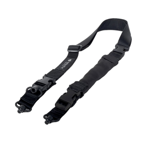 CrossTac Lockout Tactical Rifle Sling with QD Detach Swivel Nylon Black - Crosstac