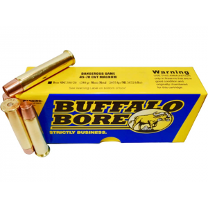 falo Bore 45-70 Government 380 Grain Lehigh Match Solid Flat Nose Lead Free Box Of 20 Ammo