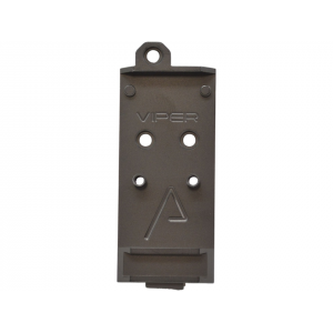 AGENCY ARMS Optic System (AOS) Plate for Glock Vortex Viper Standard Steel Black DLC