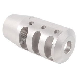 PRI Quiet Control Muzzle Brake 7.62mm 5/8"-24 Thread AR-10, LR-308 Stainless Steel - Pri