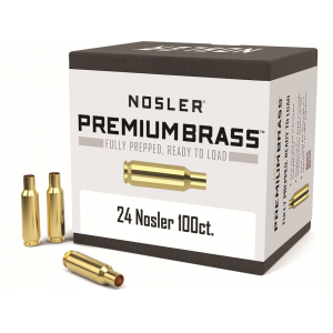 NOSLER Premium 24  Brass Bag of 100