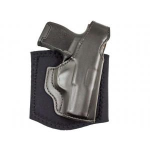 DeSantis Gunhide Die Hard Ankle Holster Right Hand Springfield Hellcat, Hellcat OSP Leather Black - Desantis Gunhide