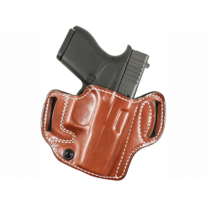 DeSantis Gunhide Viper 2.0 OWB Holster Right Hand Glock 43, 43X Leather Tan - Desantis Gunhide