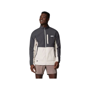 Columbia Men's PFG Uncharted Jacket Shark/Dark Stone Medium - Columbia