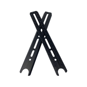 Salmon River Solutions M-LOK ARCA Rail Full Length Aluminum Black - Salmon River Solutions