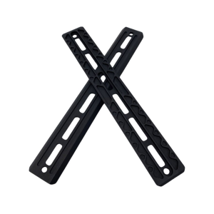 Salmon River Solutions Tactical Arca Rail 10" M-LOK and 10-32 Attachments Aluminum Black - Salmon River Solutions
