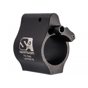 Superlative Arms Adjustable Bleed-Off Gas Block Set Screw AR-15, LR-308 0.625" Inside Diameter Low Profile Black Melonite - Superlative Arms