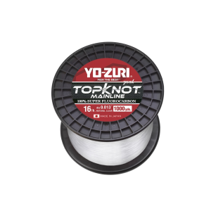 Yo-Zuri Topknot Mainline Fluorocarbon Fishing Line 16lb 1000yd Natural Clear