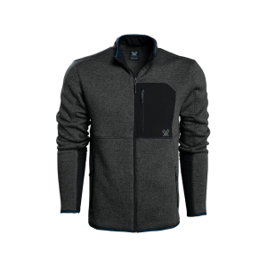 VORTEX OPTICS Men's Anchor Point Fleece Full Zip Sweater Gray Heather Medium