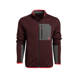 VORTEX OPTICS Men's Anchor Point Fleece Full Zip Sweater Rich Mahogany 2XL