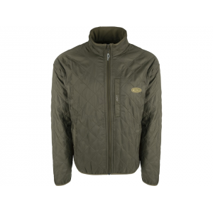DRAKE Men's Delta Quilted Fleece Lined Jacket Olive XL