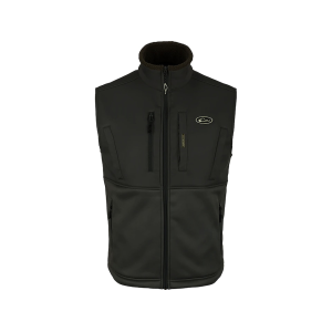 Drake Men's Hole Shot Vest Caviar Black XL - Drake