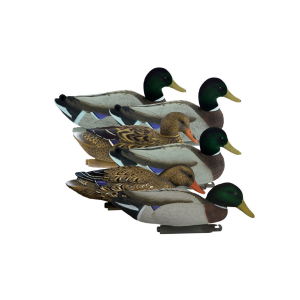 Higdon Magnum Flocked Head Mallard Duck Decoy Polymer 6PK - Higdon