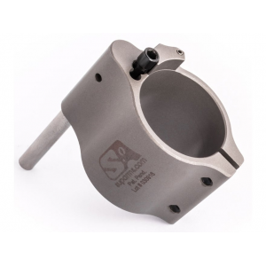 Superlative Arms Adjustable Bleed-Off Gas Block Clamp On AR-15, LR-308 0.875" Inside Diameter Low Profile Stainless Steel - Superlative Arms