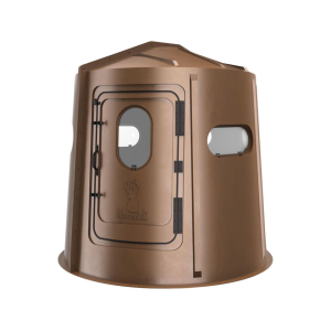 Maverick 5-Shooter GX Box Blind with Clear Windows Brown - Maverick Blinds