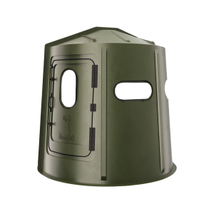 Maverick 5-Shooter GX Box Blind with Clear Windows Green - Maverick Blinds