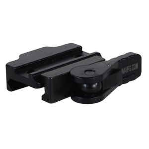 American Defense AD-170-S Riser with Quick-Release Picatinny Mount Aluminum Matte Black - American Defense