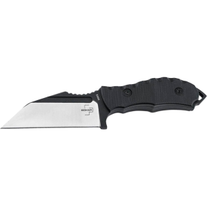 Boker Knives Andhrimnir Mini Fixed Blade Knife 3.35" Wharncliffe D2 Satin Blade G-10 Handle Black - Boker Knives