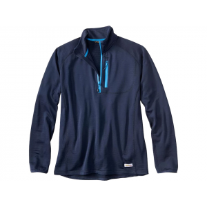 ORVIS Men's Horseshoe Hills Quarter Zip Shirt True Navy Large