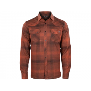 STONE GLACIER Men's Timber Butte Long Sleeve Shirt Redstone Plaid 2XL