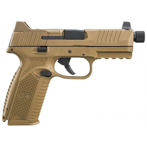 FN 509 Tactical 9mm Luger Pistol 4.5" Threaded Barrel 10+1-round Flat Dark Earth