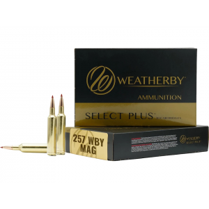WEATHERBY Select Plus 257 WEATHERBY Magnum Ammo 110 Grain Hornady Eld-x Polymer Tip Box Of 20